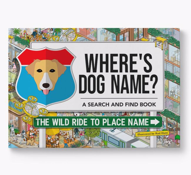 Personalised Dog Book - Where's Your Dog - Wild Ride